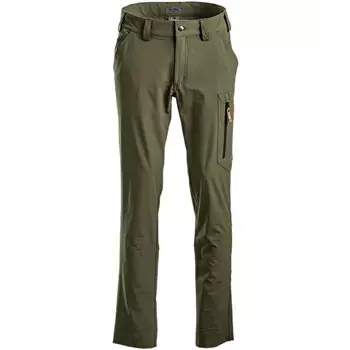 Kramp Active service trousers full stretch, Olive Green