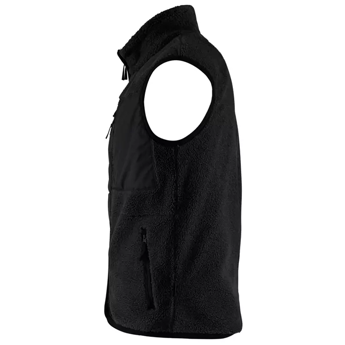 Blåkläder fibre pile vest, Black, large image number 3