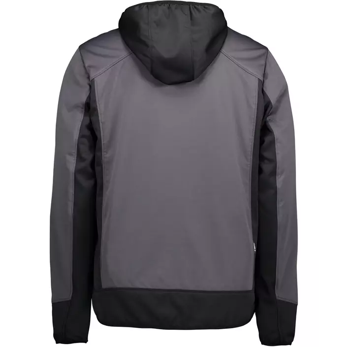 ID Combi Stretch softshell jacket, Silver Grey, large image number 2