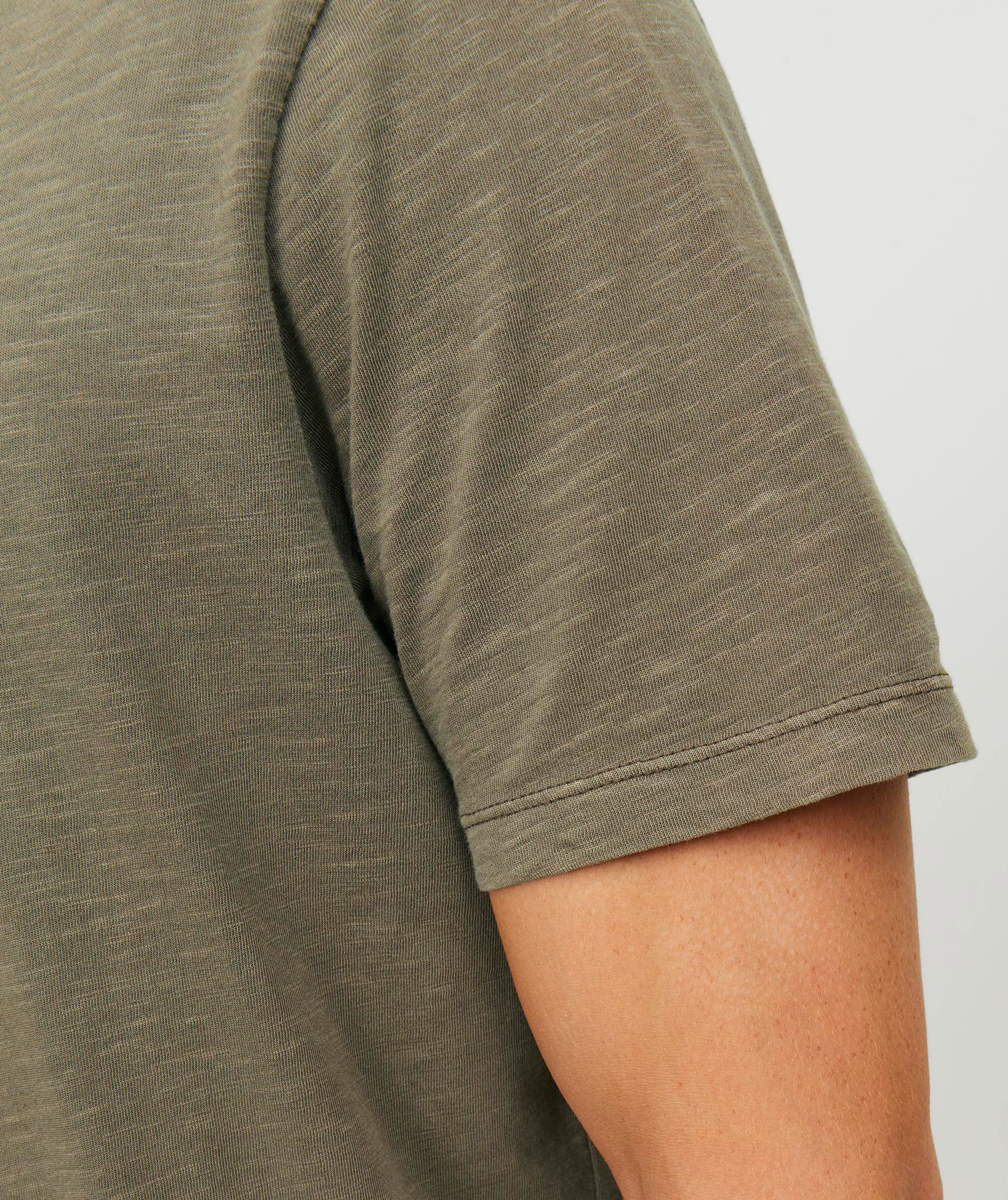 Jack & Jones JJESPLIT T-shirt, Dusky Green, large image number 3