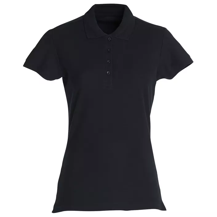 Clique Basic dame polo t-shirt, Sort, large image number 0