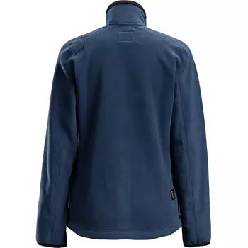 Snickers AllroundWork women's fleece jacket 8027, Marine Blue/Black