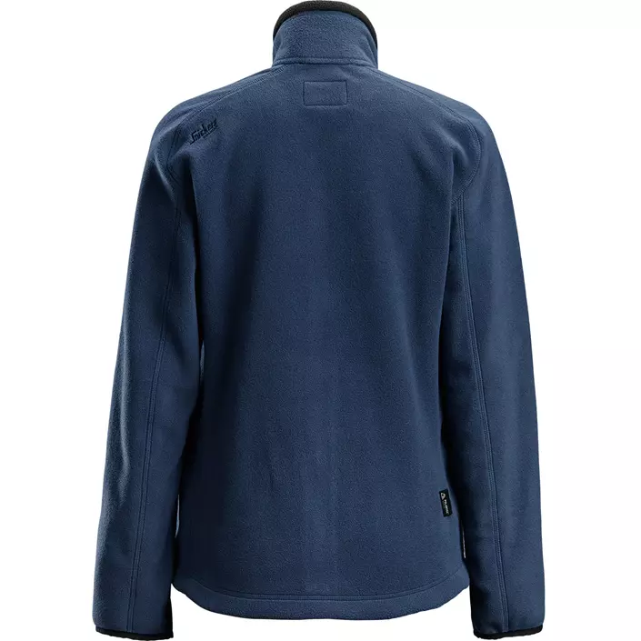 Snickers AllroundWork women's fleece jacket 8027, Marine Blue/Black, large image number 1
