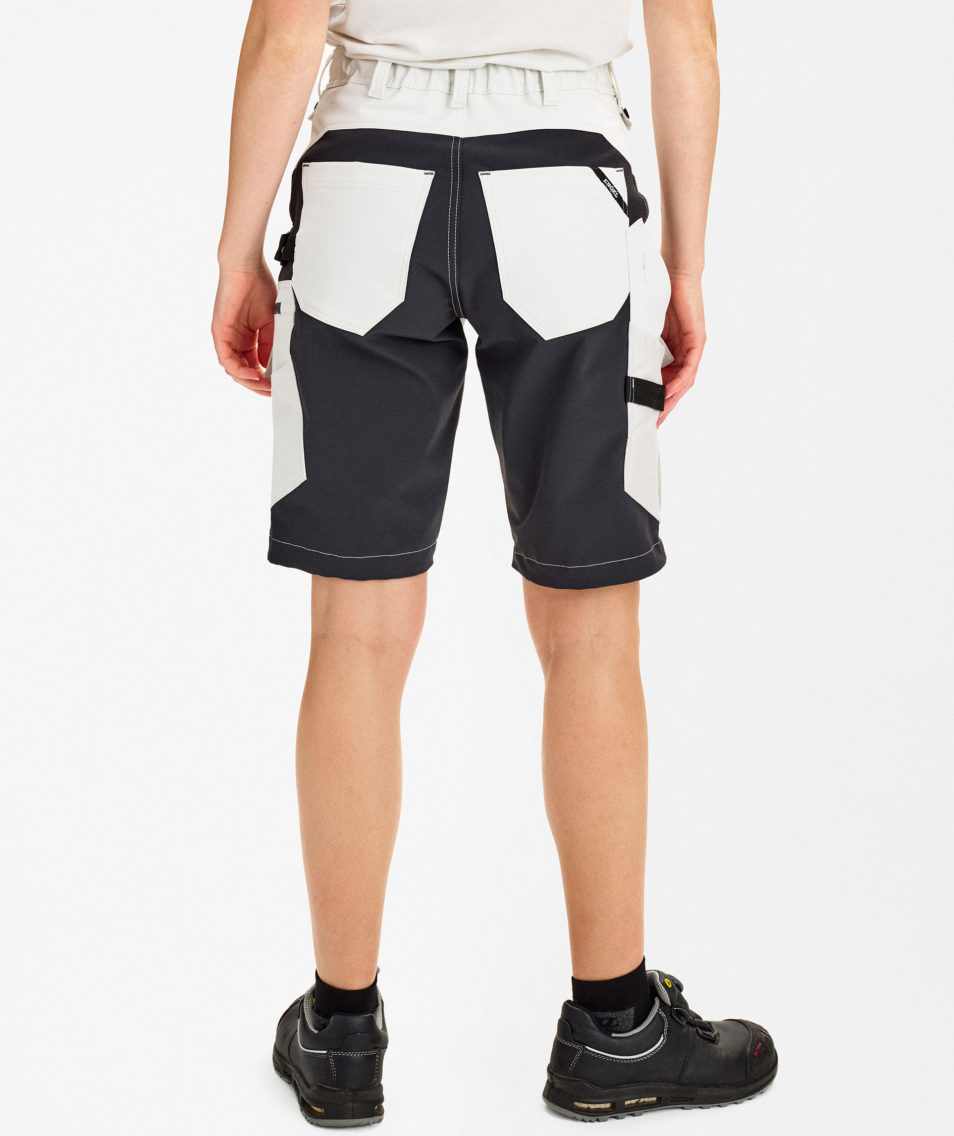 Engel Entire women's work shorts full stretch, Bone White/Anthracite Grey, large image number 3
