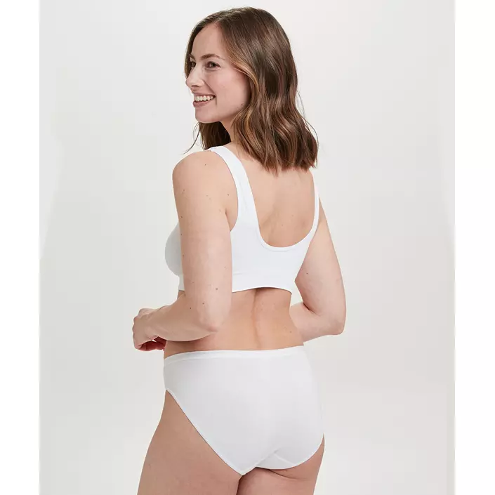 Decoy 5-pack women's tai briefs, White, large image number 2