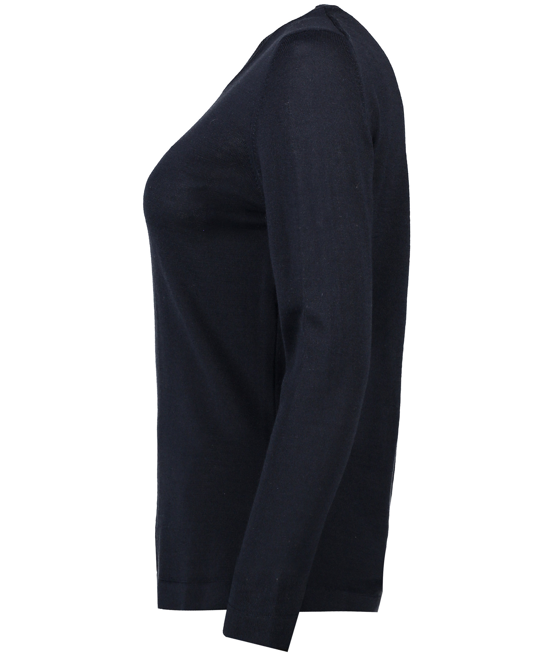 Seven Seas dame strikkpullover med merinoull, Navy, large image number 3