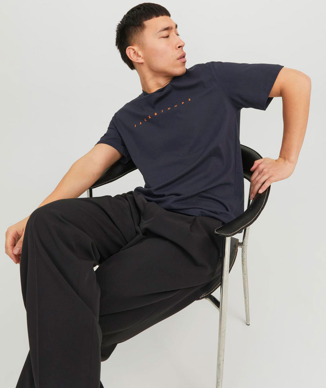 Jack & Jones JJESTAR T-shirt, Dark navy, large image number 6