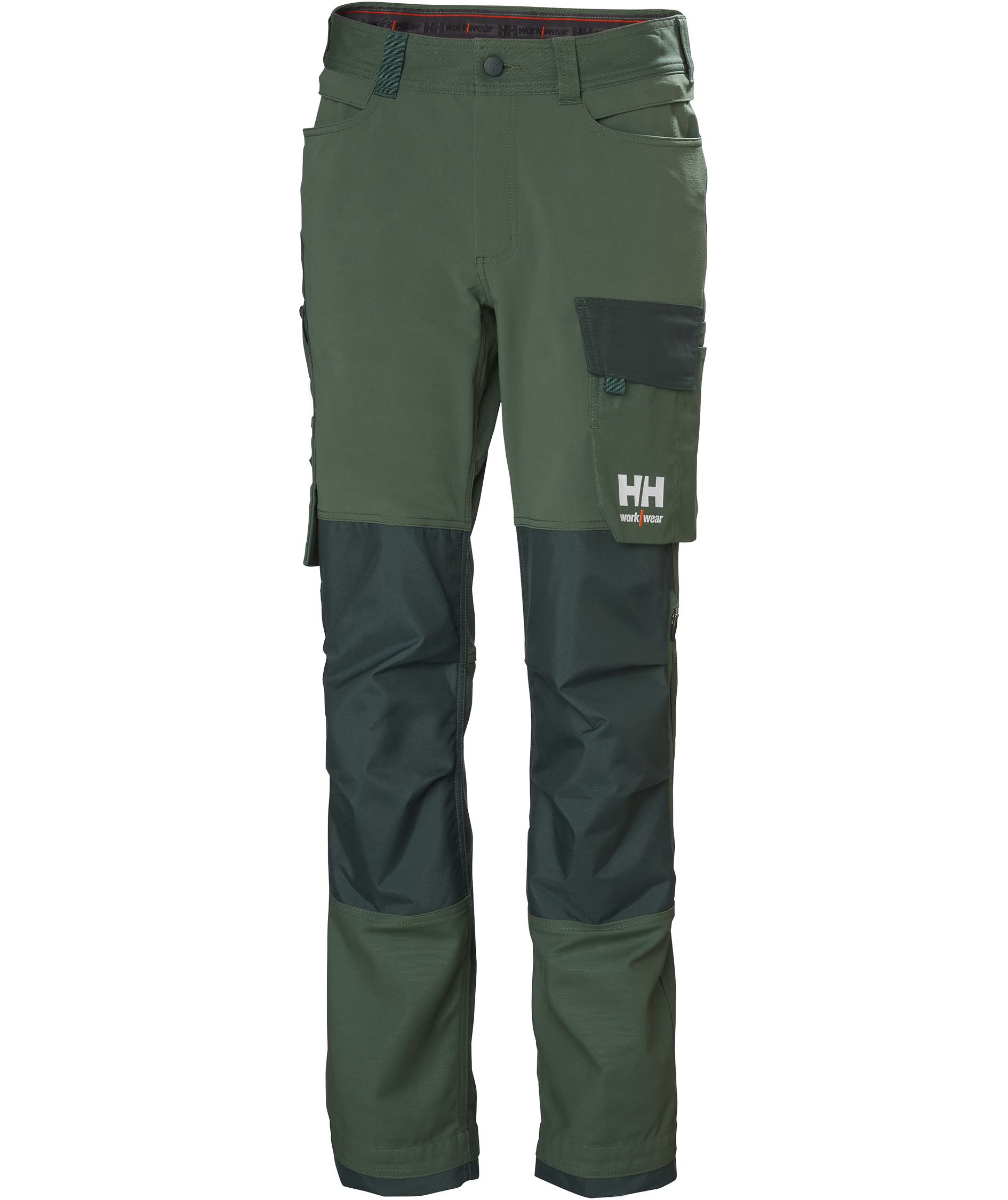 Helly Hansen Oxford 4X Connect&trade; arbetsbyxa full stretch dam, Spruce/Darkest Spruce, Spruce/Darkest Spruce, swatch