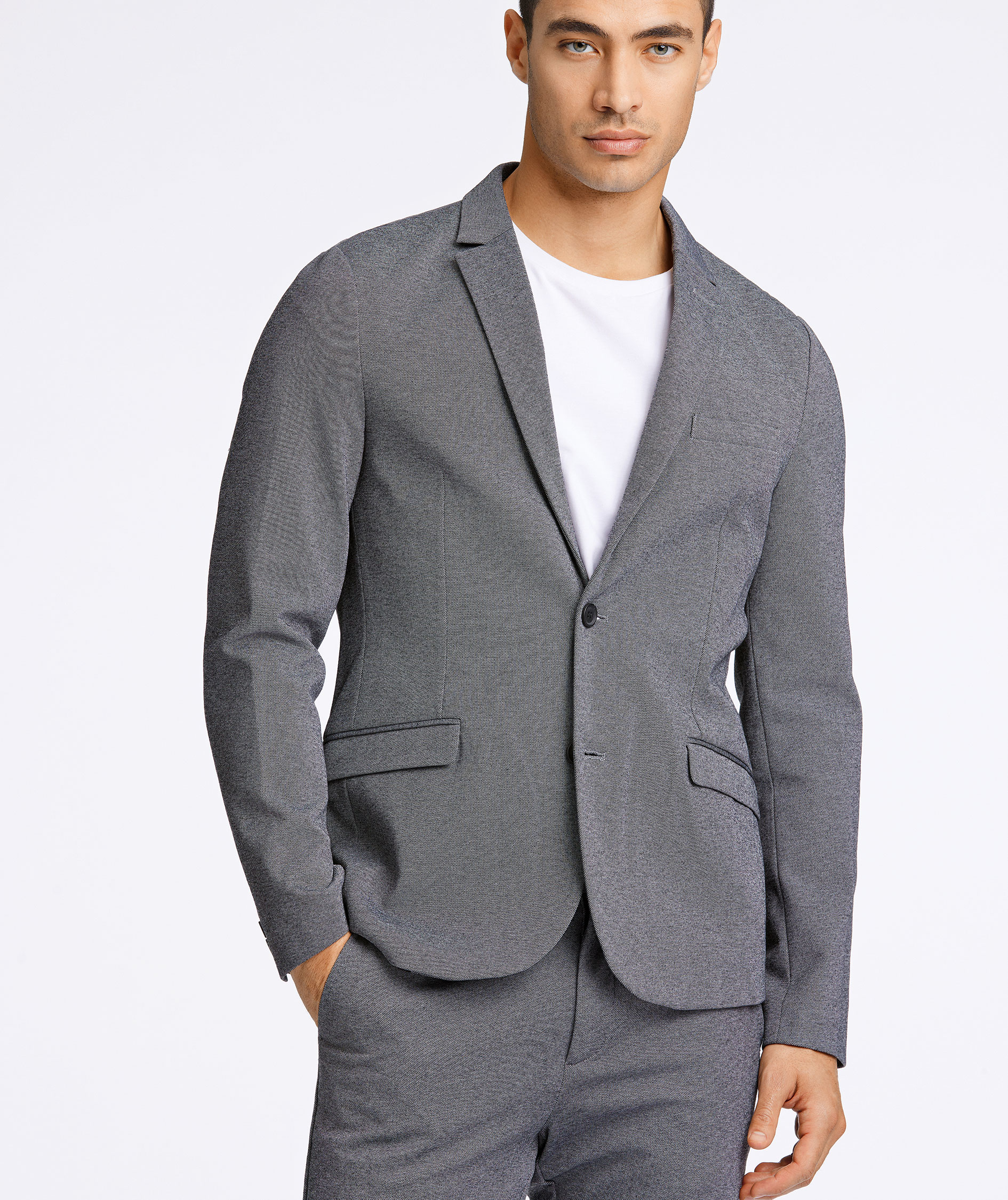 Lindbergh Superflex slim fit blazer, Grey Mix, large image number 6