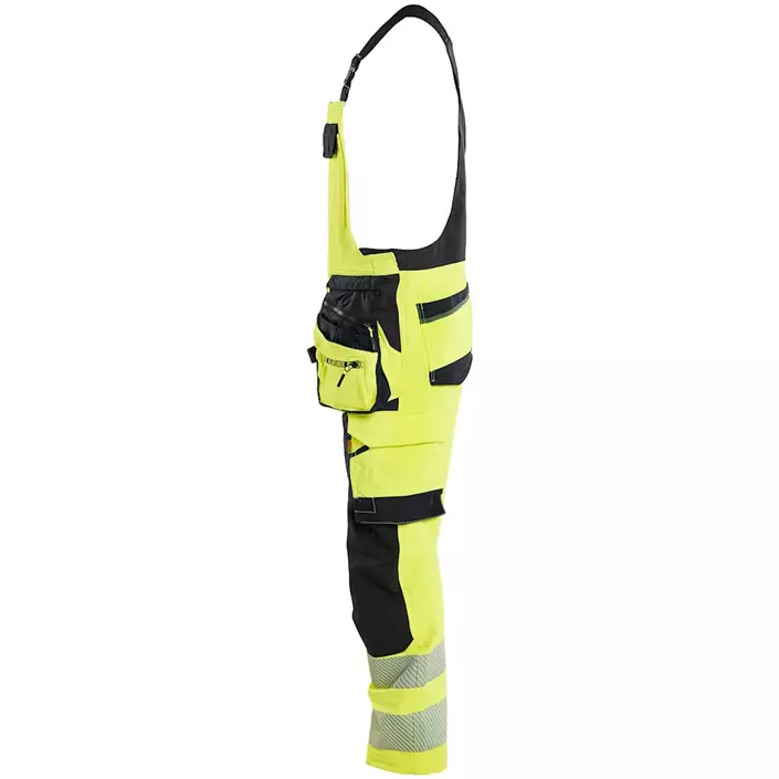 Blåkläder håndverksselebukse full stretch, Hi-vis Gul/Svart, large image number 3