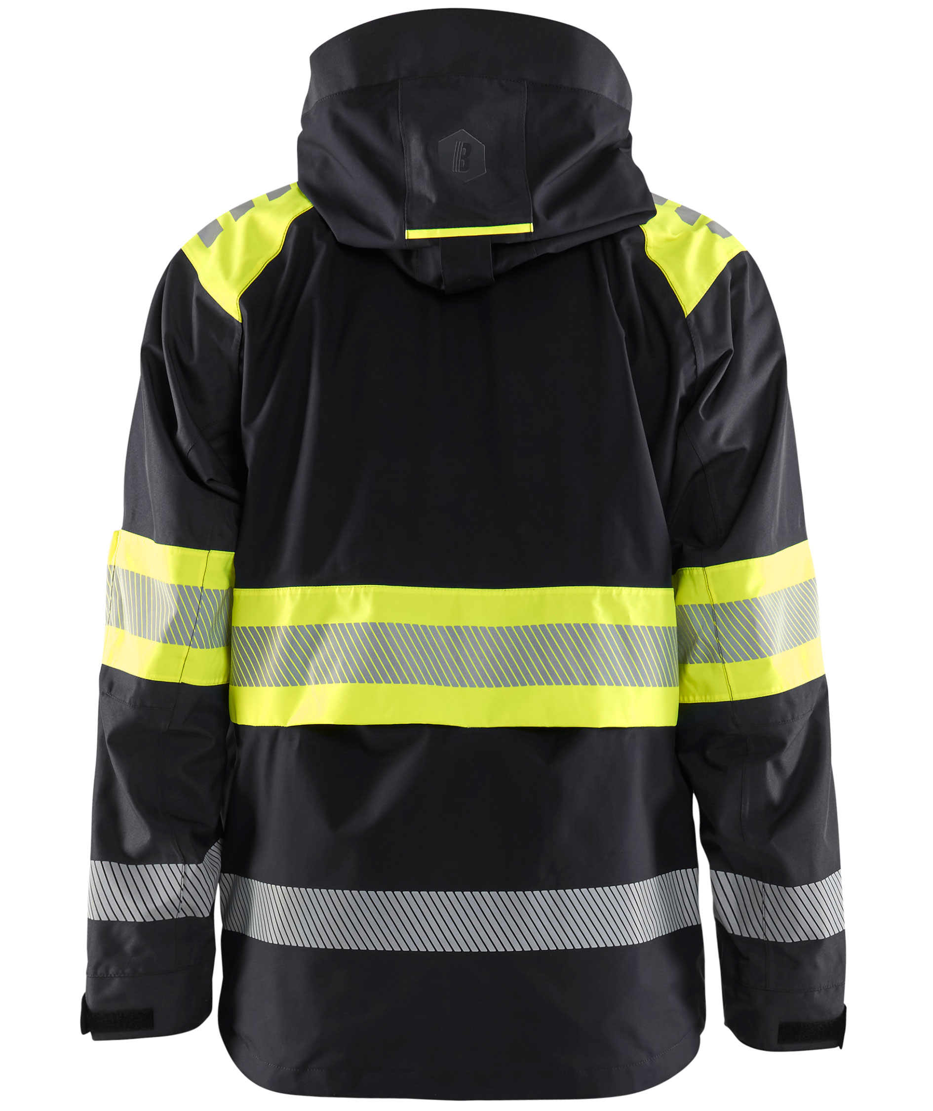 Bl&aring;kl&auml;der skalljakke, Svart/Hi-Vis Gul