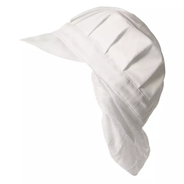 Kentaur HACCP cap with hair net, White, White, large image number 0