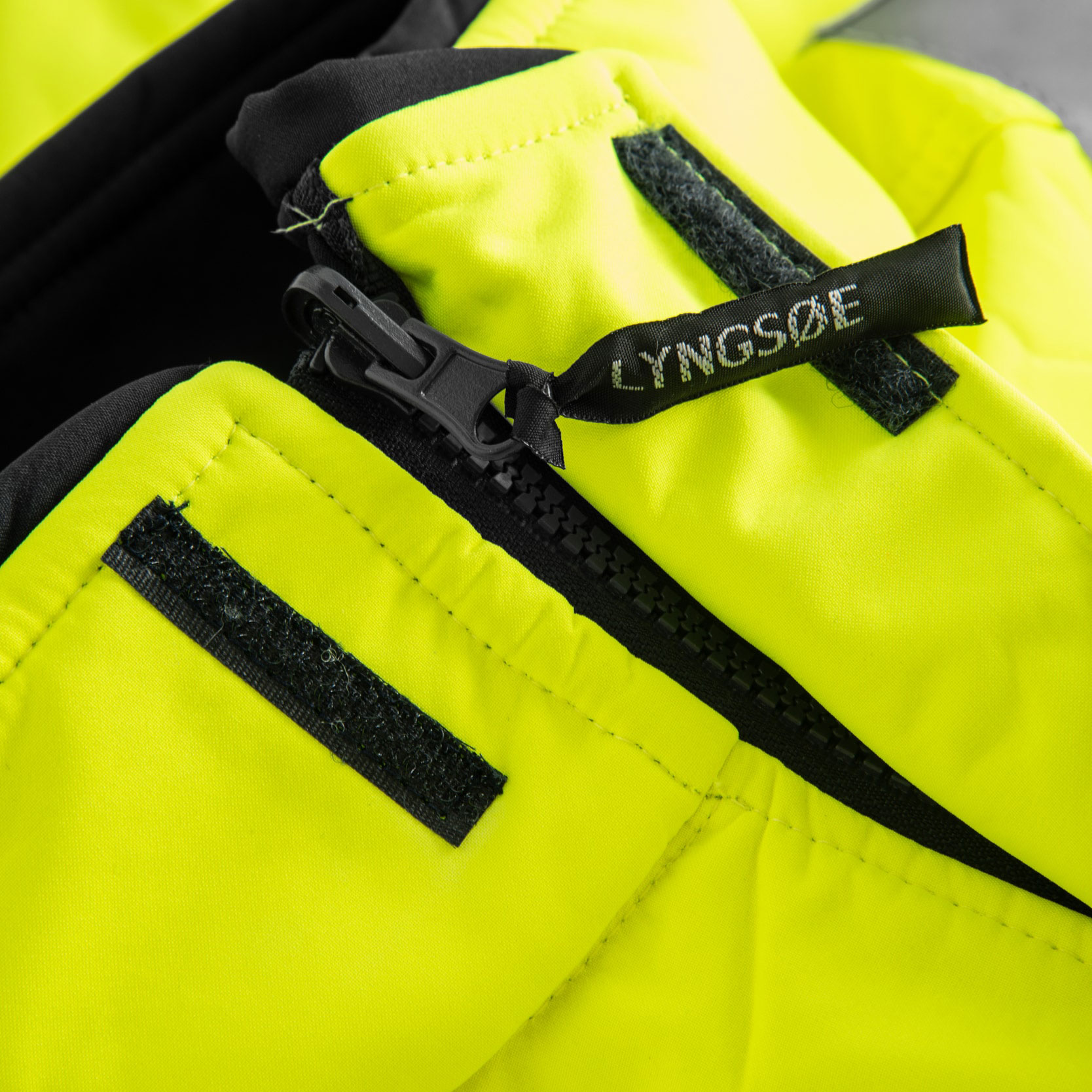 Lyngs&oslash;e Multinorm softshelljacka, Varsel gul/marinbl&aring;, large image number 2