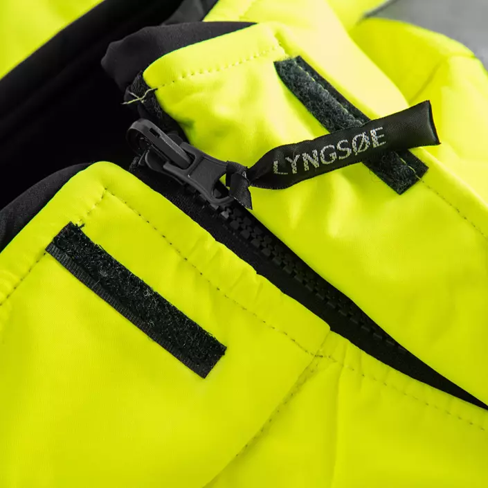 Lyngsøe Multinorm softshelljacka, Varsel gul/marinblå, large image number 2