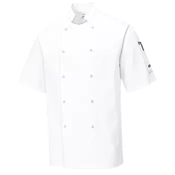 Portwest C733 short-sleeved chefs jacket, White