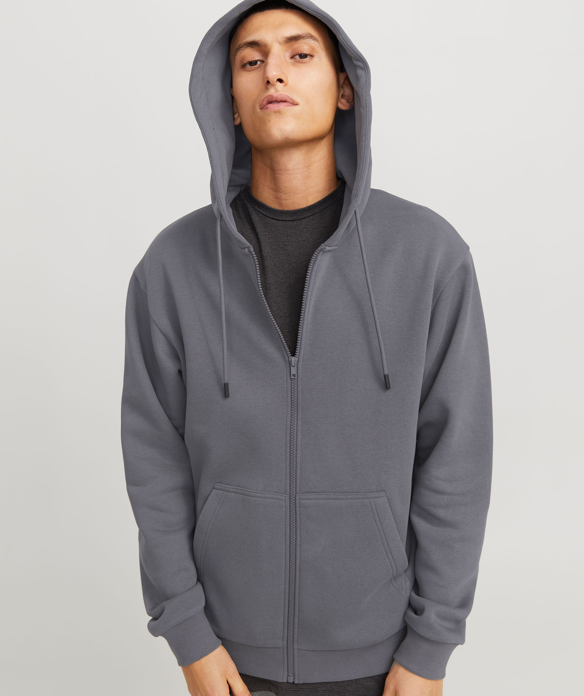 Jack & Jones JJEBRADLEY hoodie with zipper, Castlerock, large image number 4