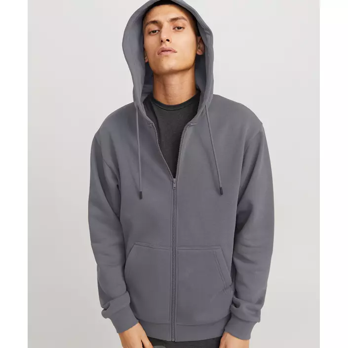 Jack & Jones JJEBRADLEY hættetrøje med lynlås, Castlerock, large image number 4