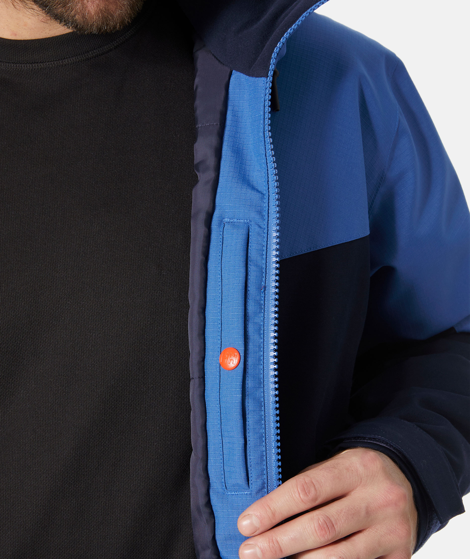 Helly Hansen Oxford vinterjakke, Navy/Stone blue, large image number 4