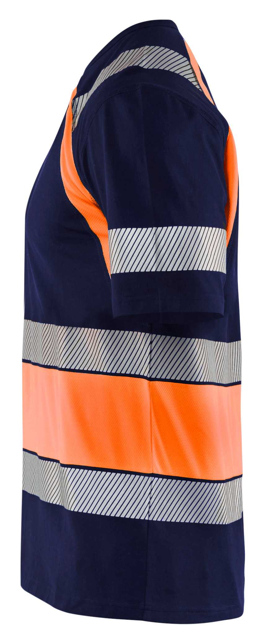 Bl&aring;kl&auml;der T-shirt, Marine/Hi-Vis Orange, large image number 3