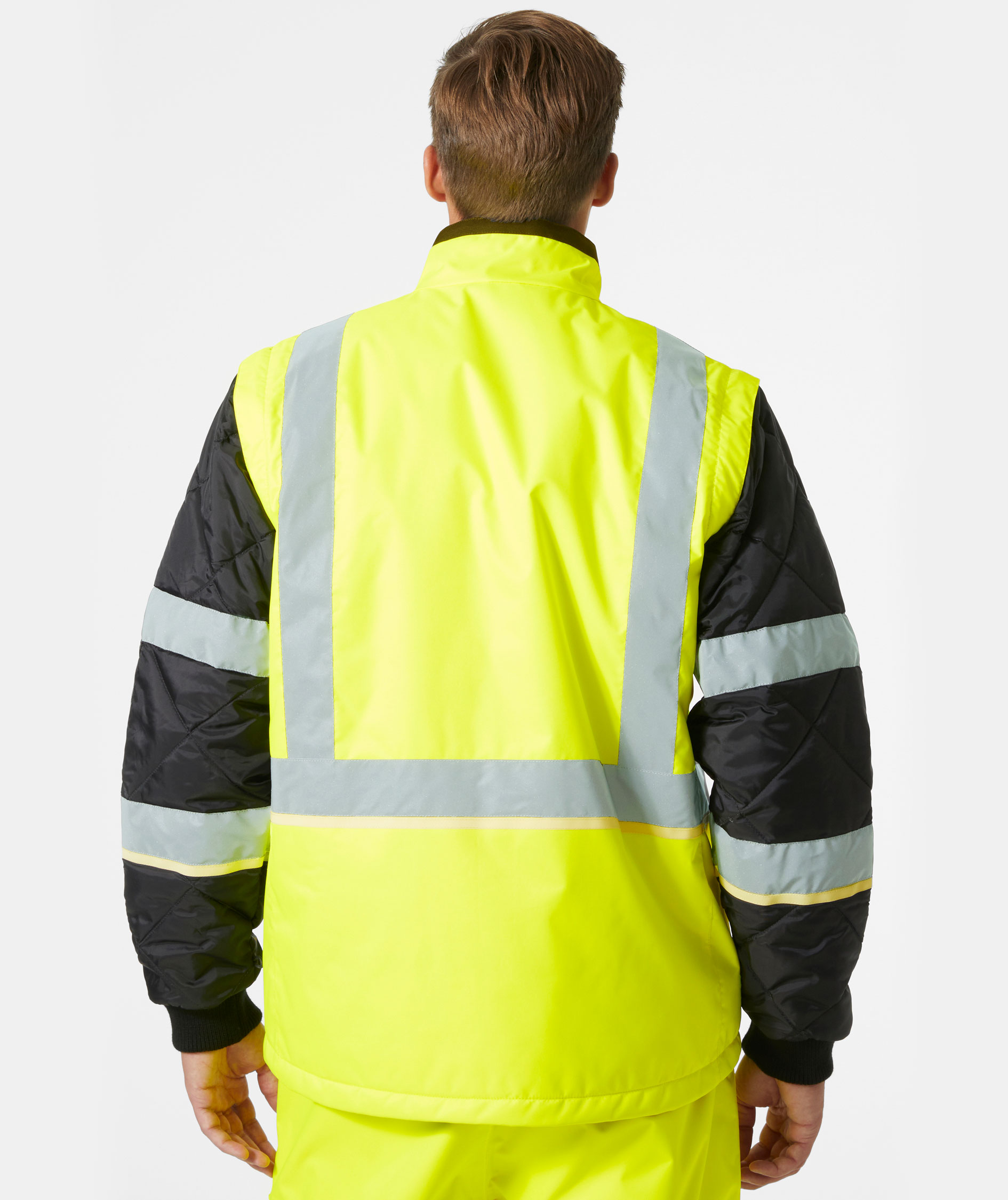 Helly Hansen UC-ME 2-i-1 insulator Jacke, Hi-vis Gelb/Ebony, large image number 4