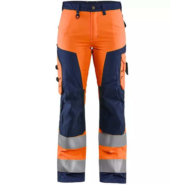 Blåkläder dame arbejdsbukser, Hi-vis Orange/Marine, large image number 0