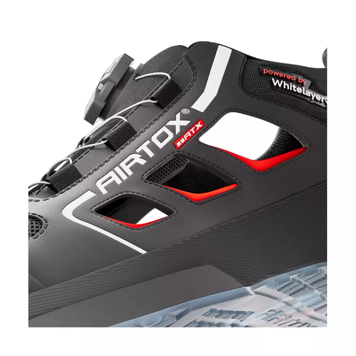 Airtox FS22 ATX sikkerhedssandal S1PS, Sort, large image number 3