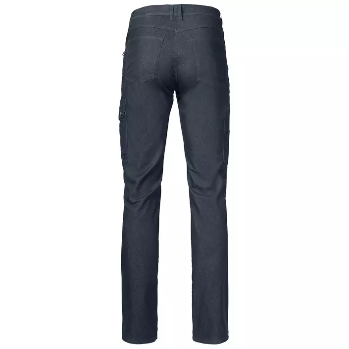 Smila Workwear Fred  Jeans, Blau Meliert, large image number 3