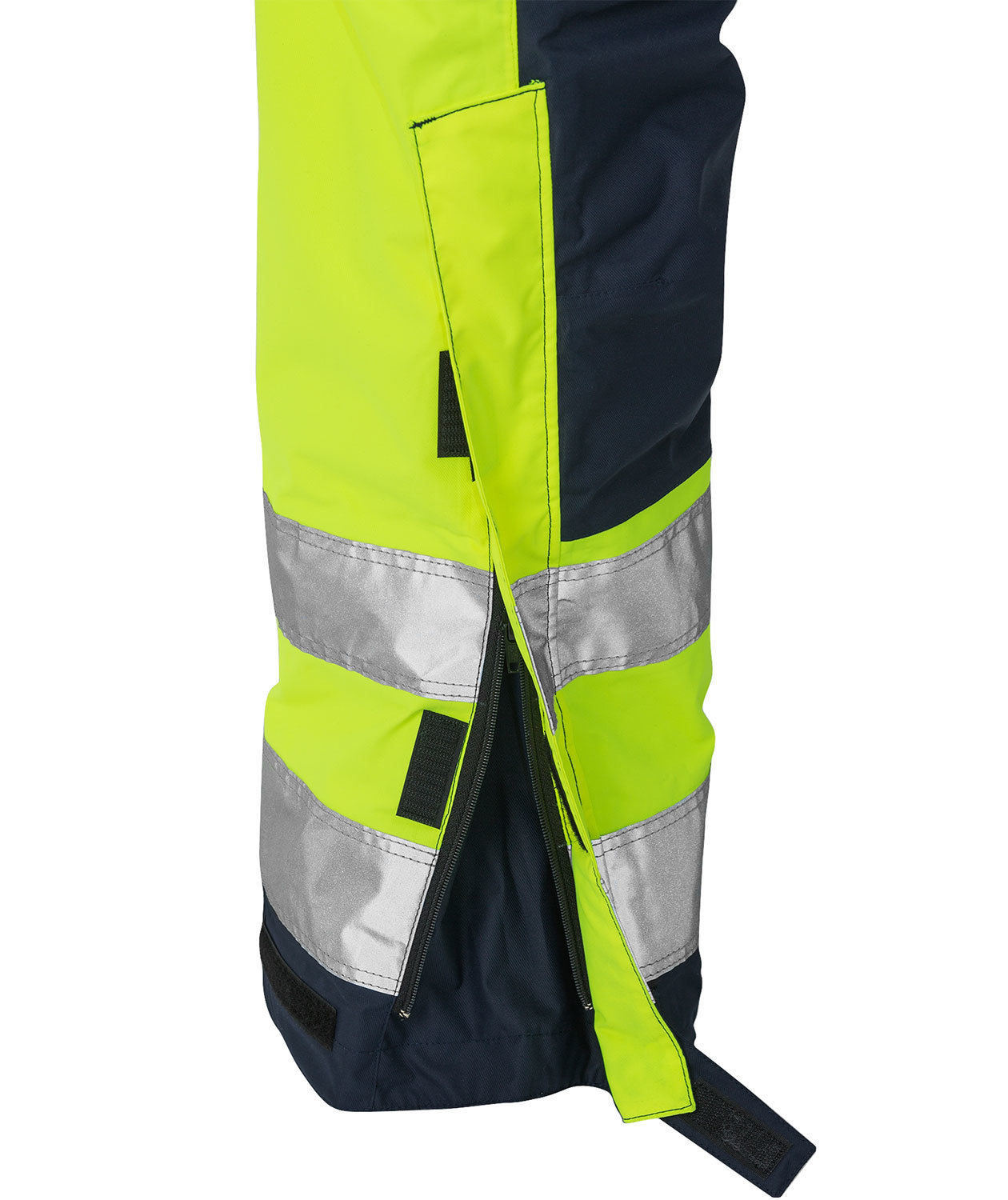 Fristads Airtech&reg; winter trousers 2035, Hi-vis Yellow/Marine, large image number 6