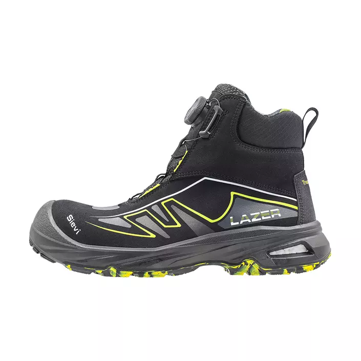 Sievi Lazer Roller High+ skyddskängor S3, Svart/Gul, large image number 0