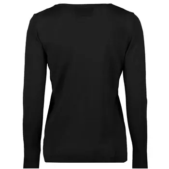 Seven Seas stickad tröja dam med merinoull, Black