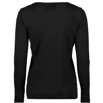 Seven Seas women's knitted pullover with merino wool, Black