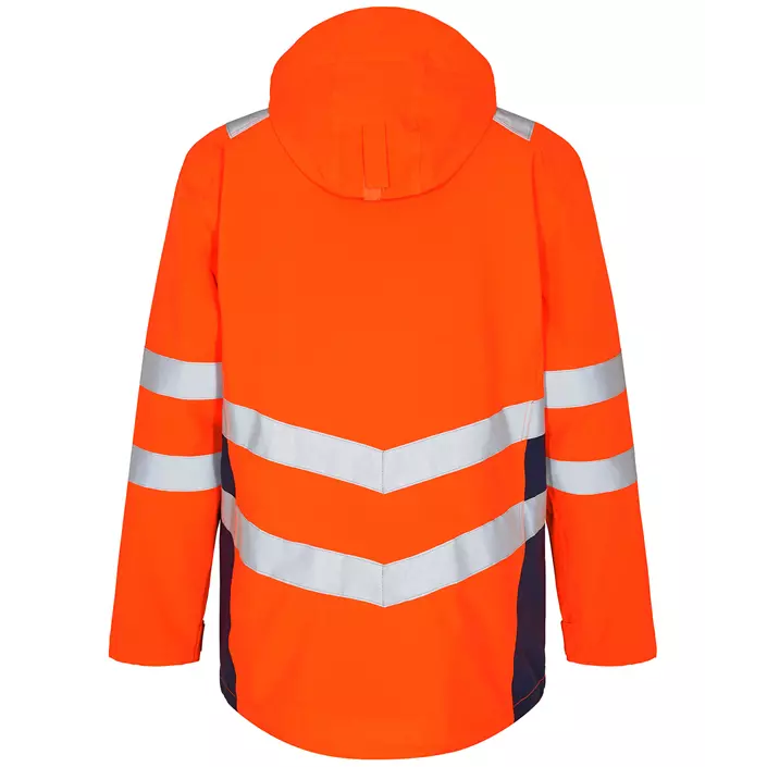 Engel Safety parka shell jacket, Orange/Blue Ink, large image number 1