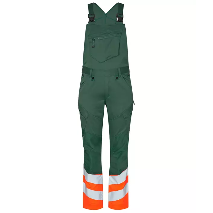 Engel Safety bib and brace, Green/Hi-Vis Orange, large image number 0