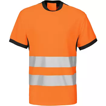 ProJob T-Shirt 6009, Hi-Vis Orange/Schwarz