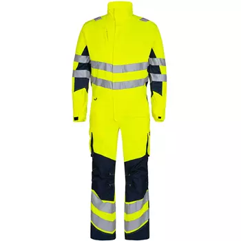 Engel Safety Light coverall, Yellow/Blue Ink