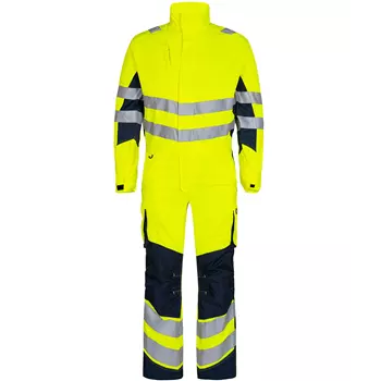 Engel Safety Light coverall, Yellow/Blue Ink