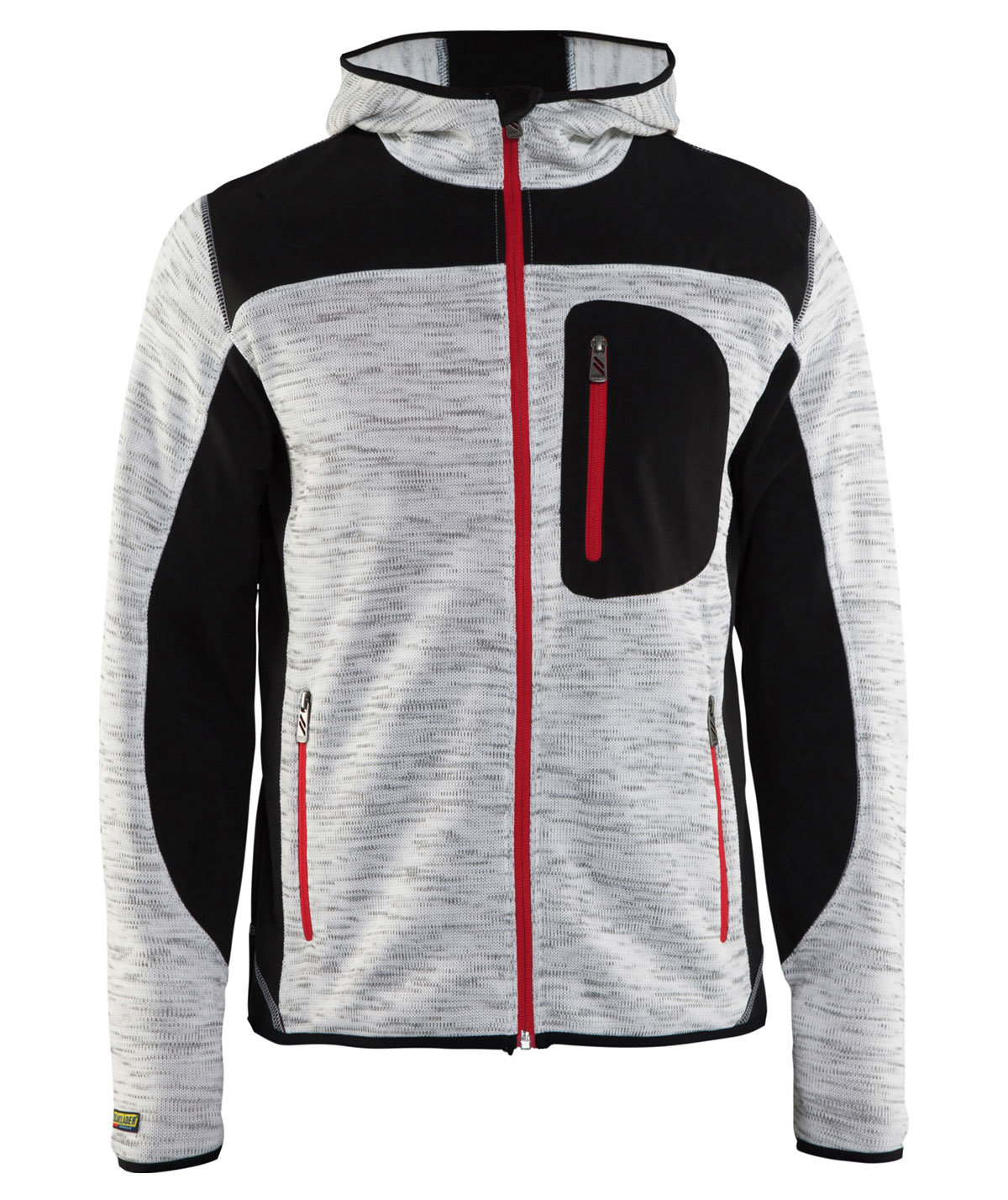 Bl&aring;kl&auml;der knitted softshell jacket X4930, Grey/Black