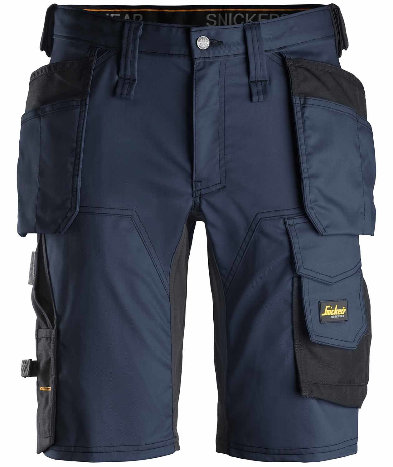 Snickers AllroundWork craftsman shorts 6141, Navy/Black, Navy/Black, swatch