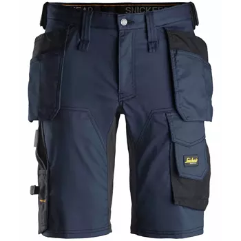Snickers AllroundWork craftsman shorts 6141, Navy/Black