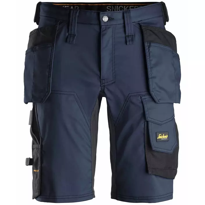 Snickers AllroundWork craftsman shorts 6141, Navy/Black, large image number 0