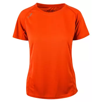 Blue Rebel Swan Damen T-Shirt, Safety orange