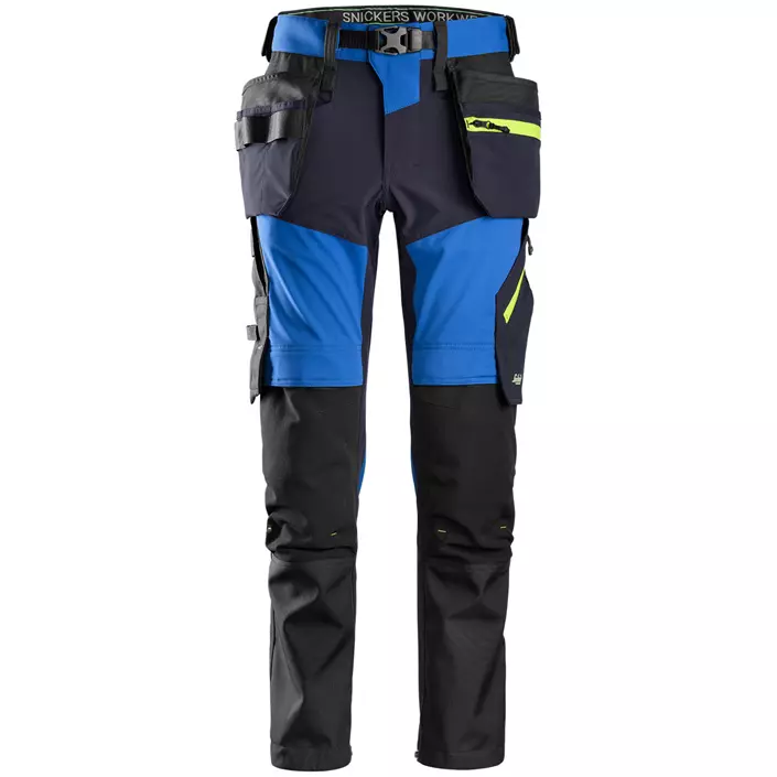 Snickers FlexiWork craftsman trousers 6940 full stretch, True Blue/Marine, large image number 0