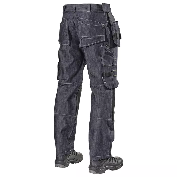 L.Brador craftsman trousers denim 108B, Denim blue, large image number 1