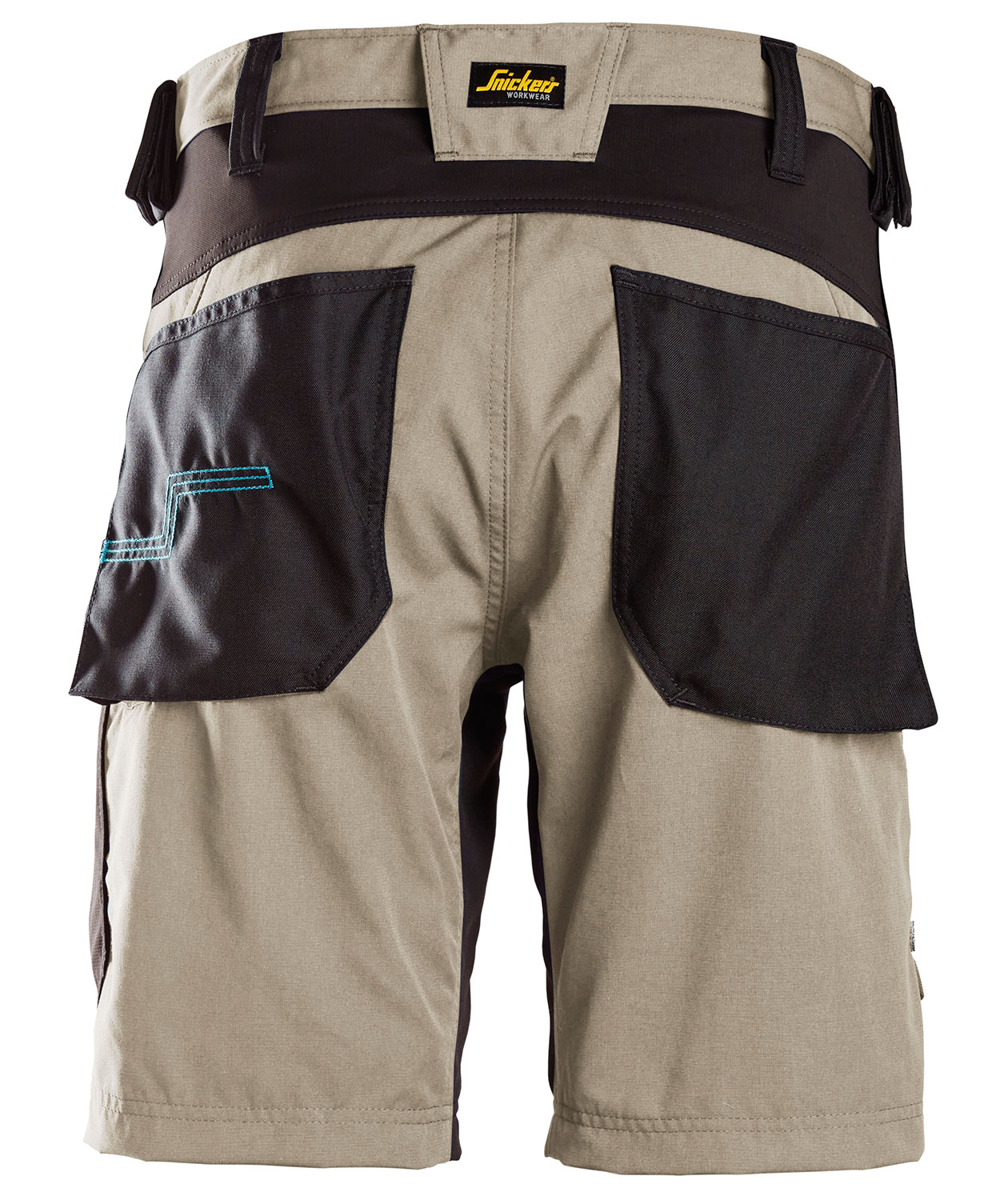 Snickers LiteWork 37.5&reg; arbetsshorts 6112, Khaki/Svart
