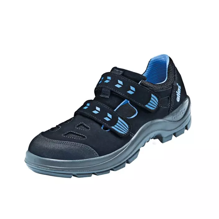 Atlas Big Size 465 safety sandals S1P, Black/Blue, large image number 0