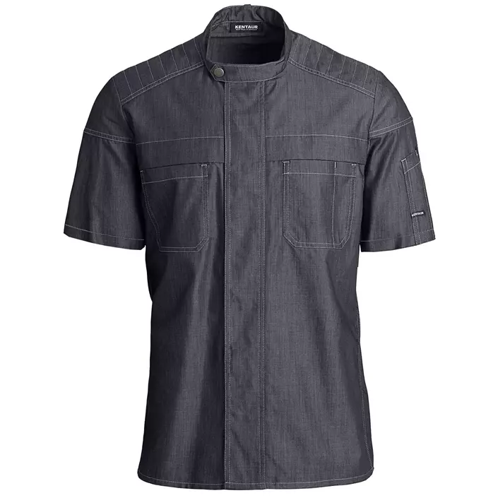 Kentaur Biker short-sleeved chefs-/server jacket, Ocean Blue, large image number 0