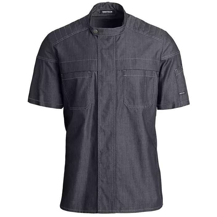 Kentaur Biker short-sleeved chefs-/server jacket, Ocean Blue, large image number 0