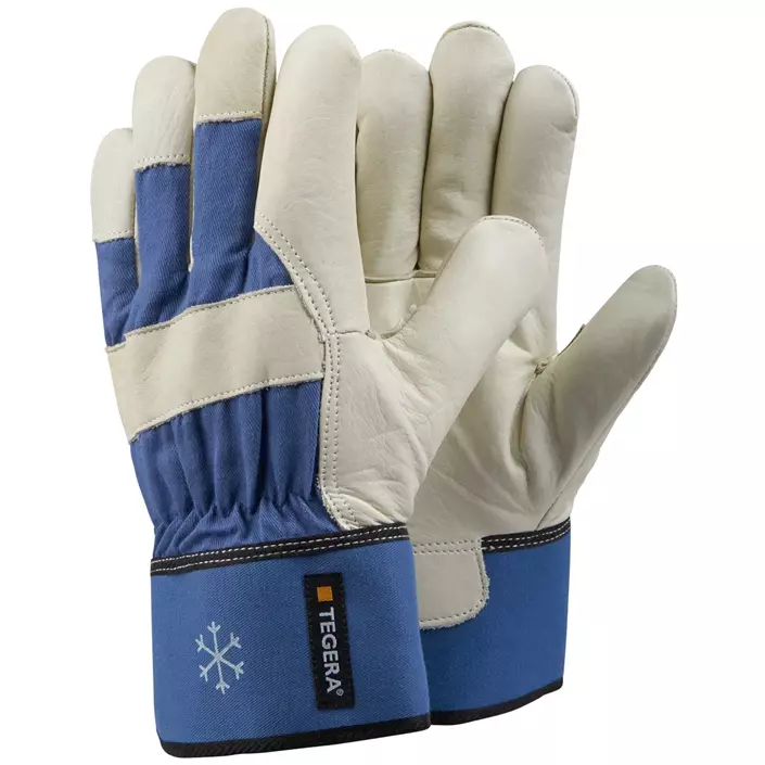 Tegera 206 winter work gloves, Blue/Nature, large image number 0