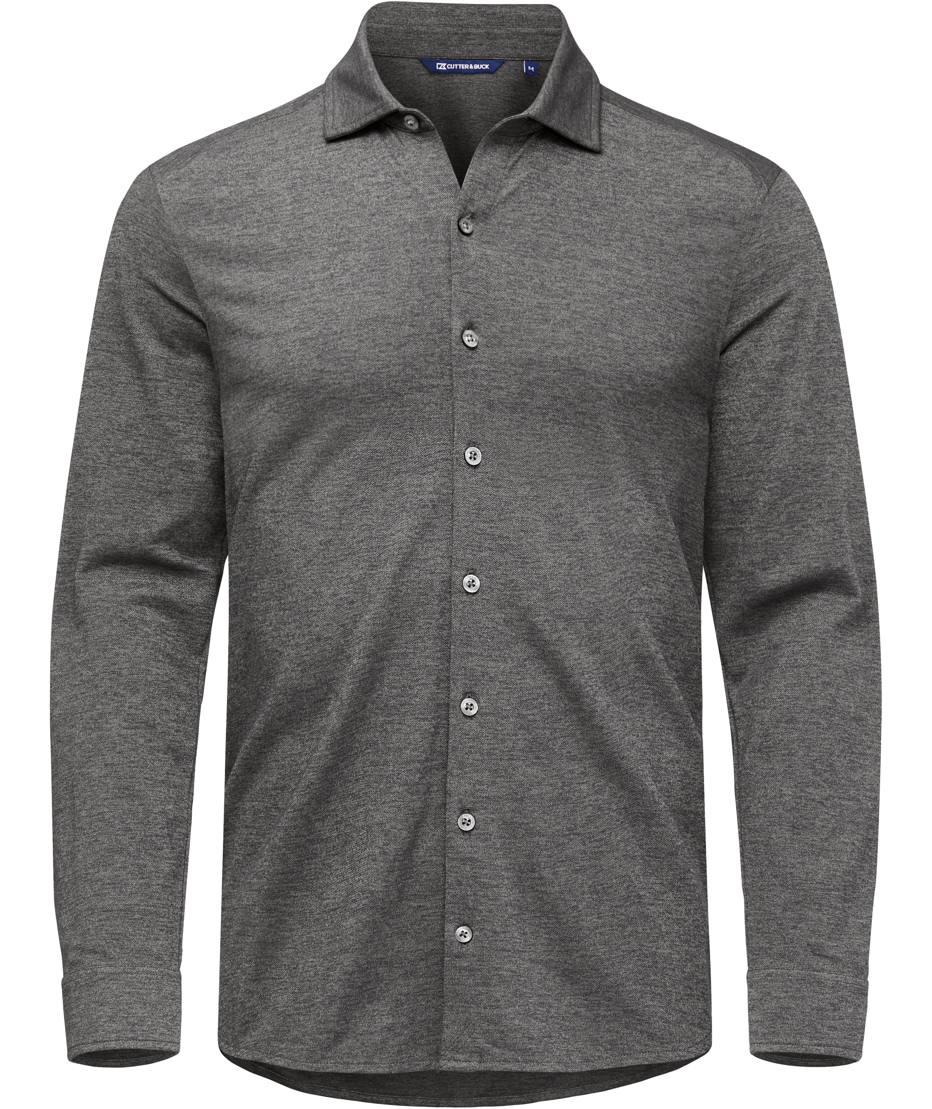 Cutter & Buck Advantage Slim fit shirt, Anthracite melange