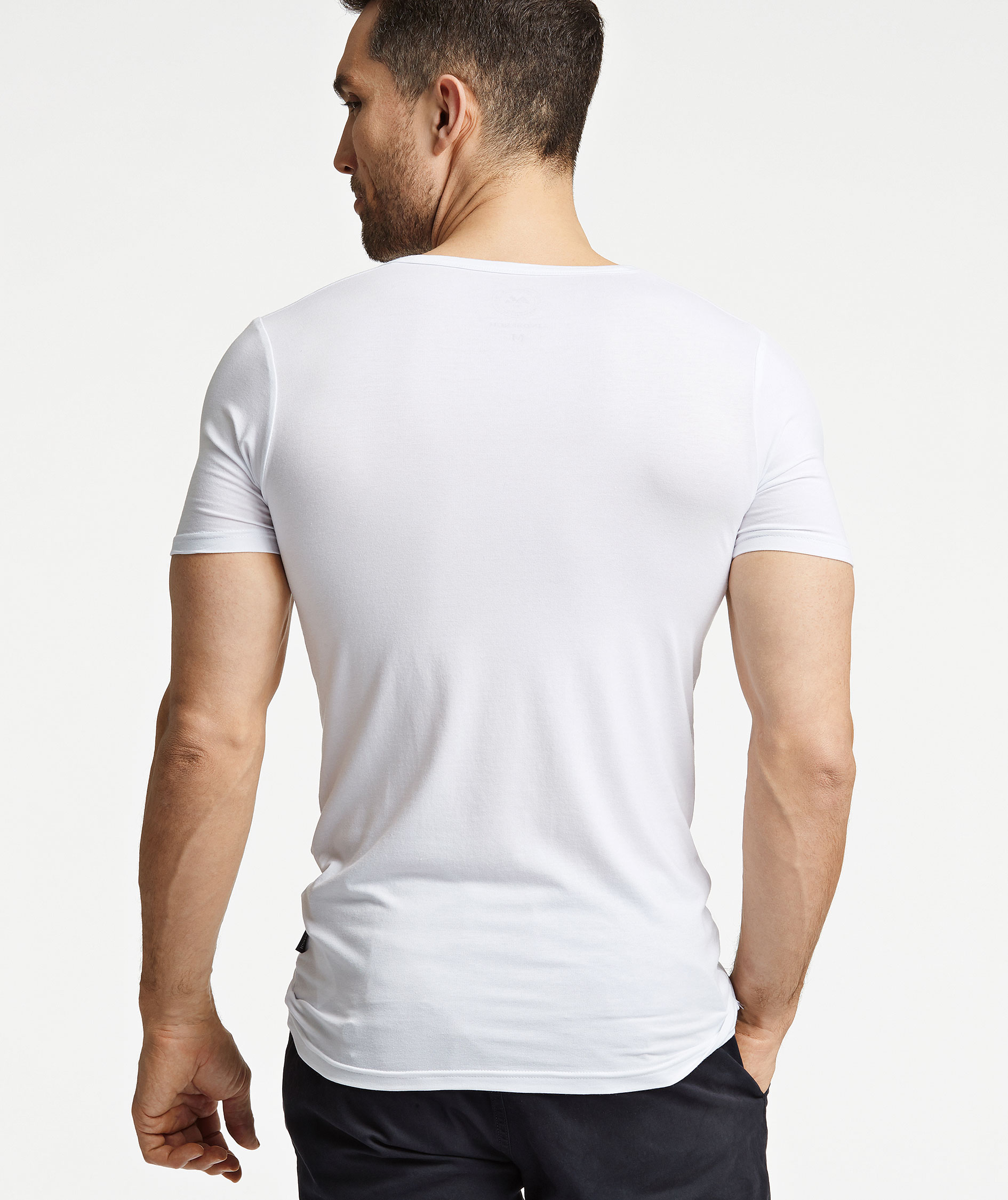 Lindbergh Basic 2-pack T-shirt, Vit, large image number 5